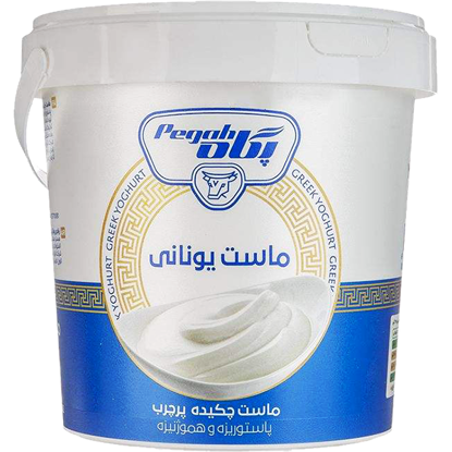 تصویر از پگاه ماست یونانی پرچرب سطلی 900 گرم