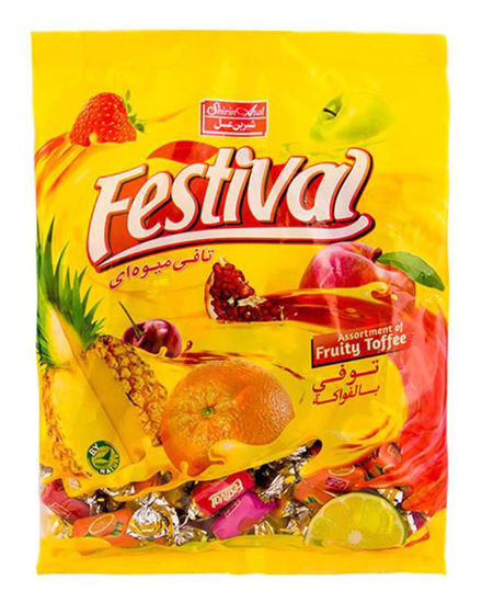 تصویر از شیرین عسل تافی میوه ای مخلوط بسته ای