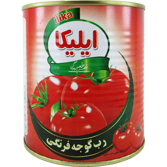 تصویر از ایلیکا رب گوجه فرنگی 800گرمی قوطی درب آسان
