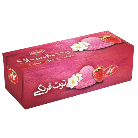 تصویر از کاله بستنی 1لیتری توت فرنگی