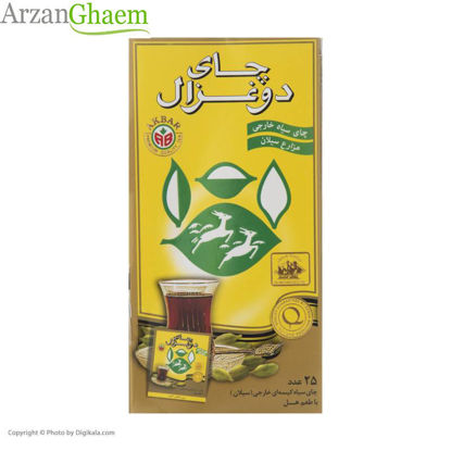 تصویر از دوغزال چای کیسه ای طعم هل 25عددی