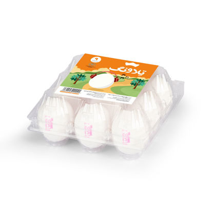 تصویر از تلاونگ تخم مرغ 9عددی