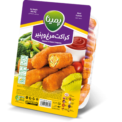 تصویر از کاله کراکت مرغ وپنیر