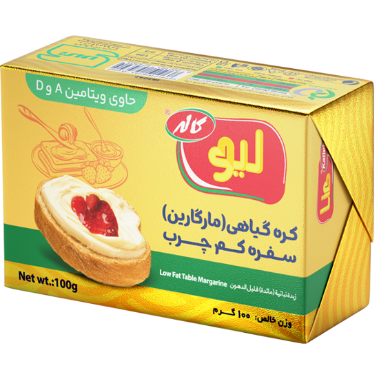 تصویر از کاله لیو کره گیاهی مارگارین 100گرم
