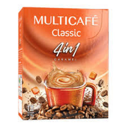 تصویر از مولتی کافه کافی میکس4در1 کاراملی کلاسیک 12عددی