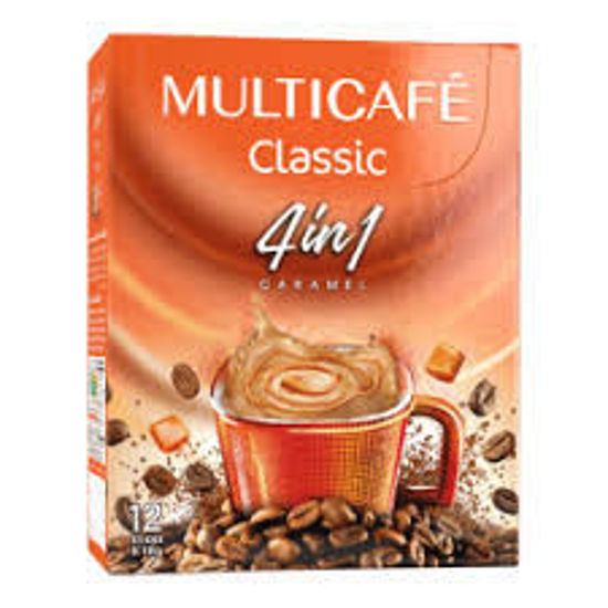 تصویر از مولتی کافه کافی میکس4در1 کاراملی کلاسیک 12عددی