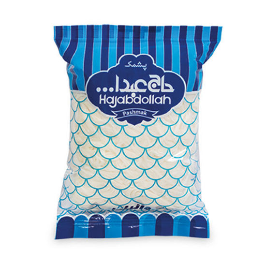 تصویر از حاج عبدالله پشمک الیافی وانیلی 180گرم