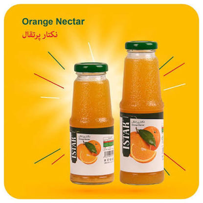 تصویر از ایستک آبمیوه شیشه پرتقال